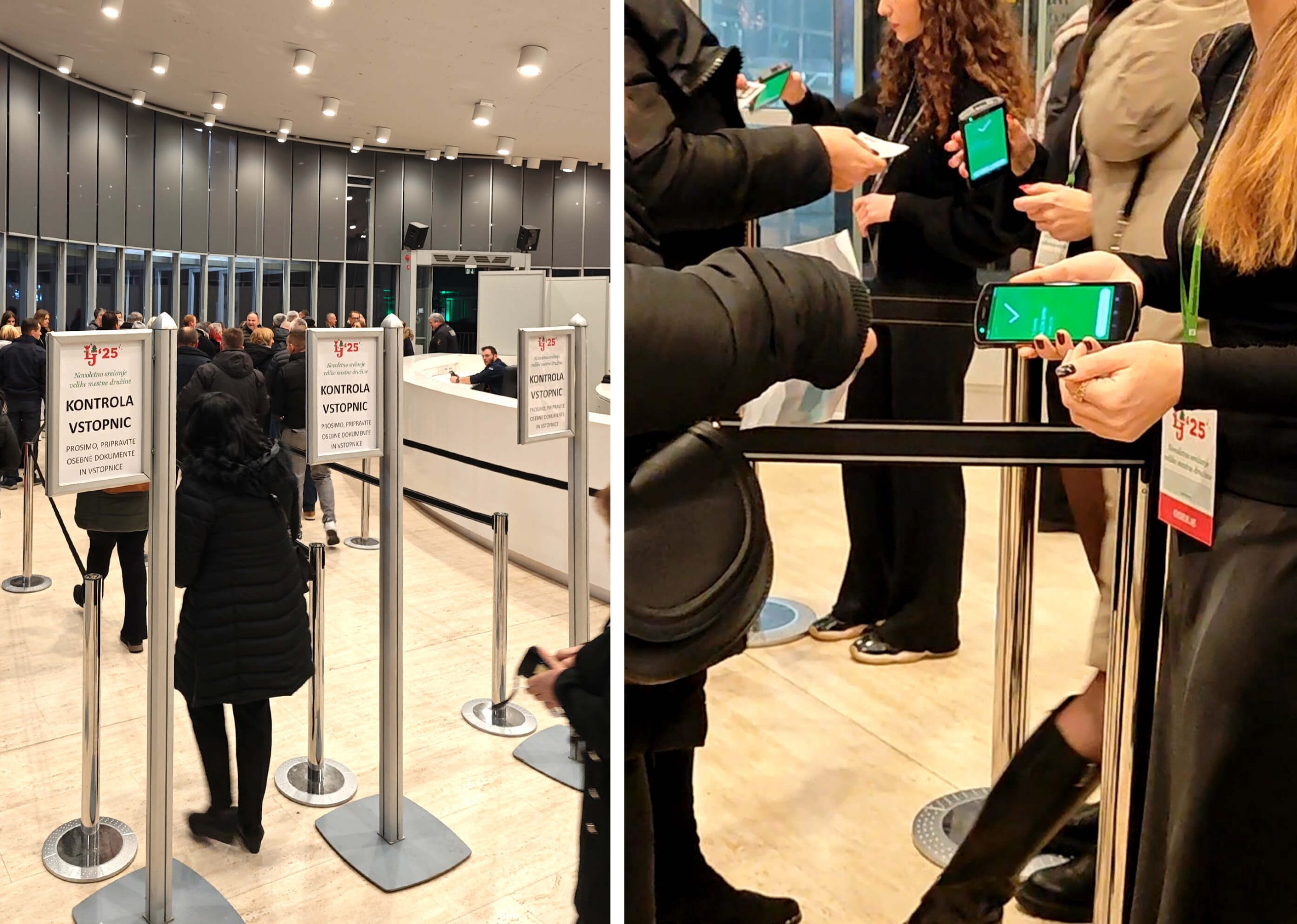 Preverjanje vstopnic